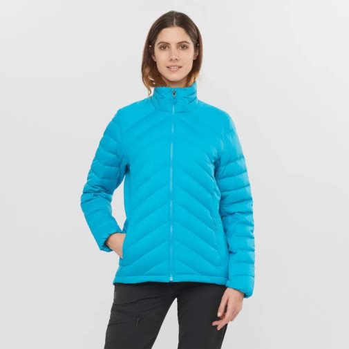 Chaquetas Aislantes Salomon Essential Xwarm Down Mujer Turquesa | MX AMCE319